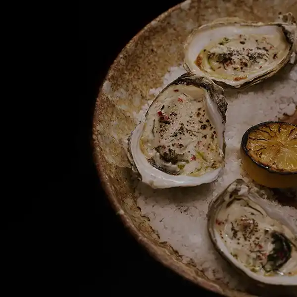 Oysters from Nautilus restaurant menu